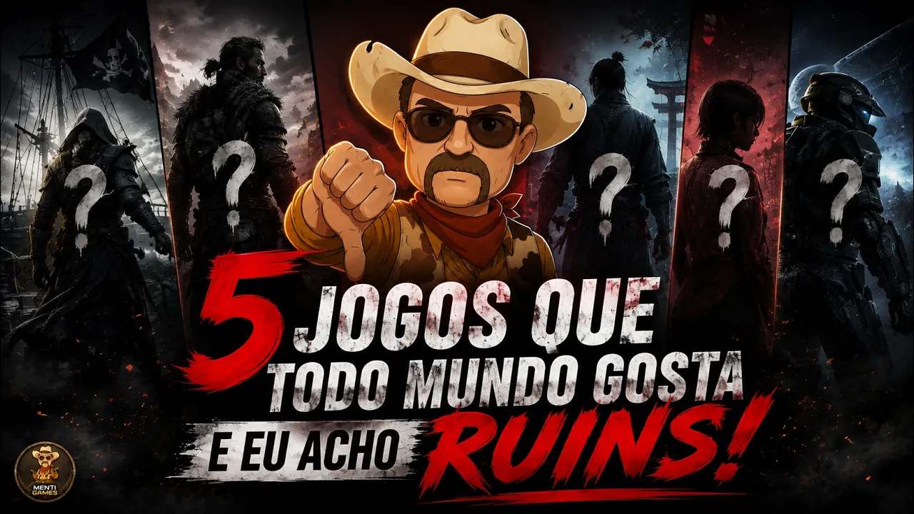 No momento, você está visualizando Nem todo clássico é perfeito: 5 jogos famosos que eu não gostei